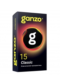 Классические презервативы с обильной смазкой Ganzo Classic - 15 шт. - Ganzo - купить с доставкой в Тюмени