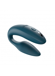 Зеленый вибратор для пар We-Vibe Sync 2 с пультом ДУ - We-vibe купить в Тюмени с доставкой в Orgasmix.ru Зеленый вибратор для пар We-Vibe Sync 2 с пультом ДУ - We-vibe
