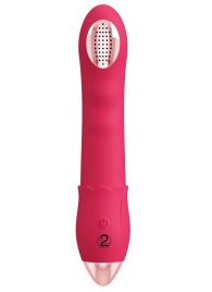 Малиновая насадка на душ с вибрацией Showers to orgasm - 20,1 см. - Orion - купить с доставкой в Тюмени