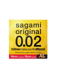 Презерватив увеличенного размера Sagami Original 0.02 XL-size - 1 шт. - Sagami - купить с доставкой в Тюмени