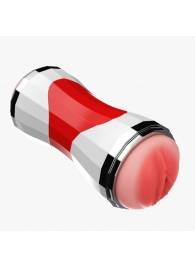 Двусторонний мастурбатор в колбе Power Grip Cup - вагина и ротик - Boys of Toys - в Тюмени купить с доставкой