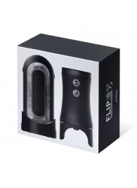 Набор Tenga Flip Zero Electronic Vibrotation: мастурбатор с вибрацией и устройство вращения - Tenga - в Тюмени купить с доставкой Набор Tenga Flip Zero Electronic Vibrotation: мастурбатор с вибрацией и устройство вращения - Tenga - в Тюмени купить с доставкой