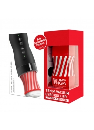 Набор Tenga Vacuum Gyro Roller 3s: мастурбатор и устройство для вращения и создания вакуума - Tenga - в Тюмени купить с доставкой Набор Tenga Vacuum Gyro Roller 3s: мастурбатор и устройство для вращения и создания вакуума - Tenga - в Тюмени купить с доставкой