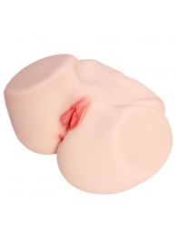 Мастурбатор-полуторс с двойным слоем материала и вибрацией Jenny Onahole Real Vagina - KOKOS - в Тюмени купить с доставкой
