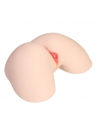 Мастурбатор-полуторс с двойным слоем материала и вибрацией Jenny Onahole Real Hips - KOKOS - в Тюмени купить с доставкой