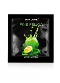 Саше съедобной оральной смазки OraLove с ароматом фейхоа - 3 гр. - Биоритм - купить с доставкой в Тюмени