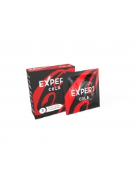 Презервативы с ароматом колы Expert Cola - 3 шт. - Expert - купить с доставкой в Тюмени