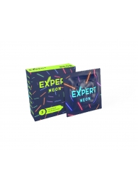 Светящиеся в темноте презервативы Expert Neon - 3 шт. - Expert - купить с доставкой в Тюмени