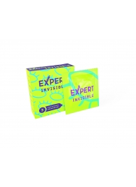 Ультратонкие презервативы Expert Invisible - 3 шт. - Expert - купить с доставкой в Тюмени