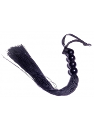 Черная силиконовая плеть - 37 см. - Boys of Toys - купить с доставкой в Тюмени