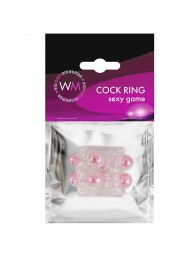 Прозрачная насадка на пенис с цветными шариками - Erowoman-Eroman - в Тюмени купить с доставкой Прозрачная насадка на пенис с цветными шариками - Erowoman-Eroman - в Тюмени купить с доставкой