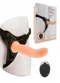 Женский вибрострапон со съемной насадкой и пультом ДУ - Erokay - купить с доставкой в Тюмени