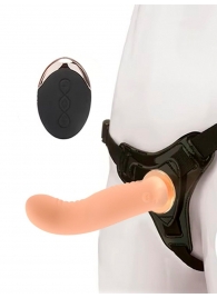 Женский вибрострапон со съемной насадкой и пультом ДУ - Erokay - купить с доставкой в Тюмени