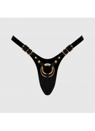 Черный пояс для фиксации насадок Strap-On-Me Leatherette Harness Fabulous - Strap-on-me - купить с доставкой в Тюмени