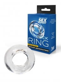Прозрачное эрекционное кольцо-бублик - Sex Expert - в Тюмени купить с доставкой