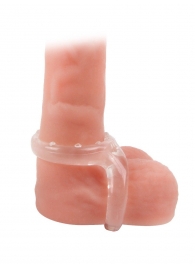 Прозрачное двойное эрекционное кольцо - Sex Expert - в Тюмени купить с доставкой