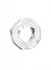Прозрачное эрекционное кольцо в форме гайки - Sex Expert - в Тюмени купить с доставкой