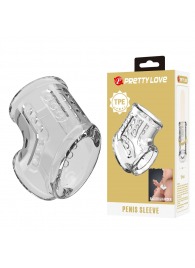 Прозрачная насадка на пенис и мошонку - Baile - в Тюмени купить с доставкой