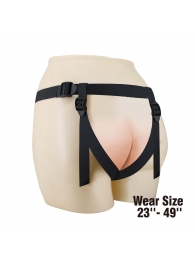 Черные трусики харнесс с платформой Caludio I - Baile - купить с доставкой в Тюмени