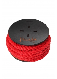 Красная веревка для шибари на катушке - 5 м. - Pecado - купить с доставкой в Тюмени