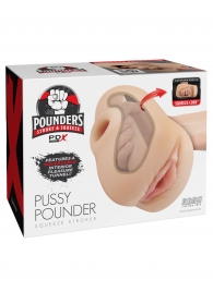 Телесный мастурбатор-вагина Pussy Pounder Squeeze Stroker - Pipedream - в Тюмени купить с доставкой