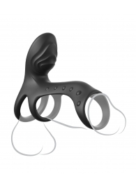 Черная насадка на пенис Ultimate Couples Cage Pro - Pipedream - в Тюмени купить с доставкой