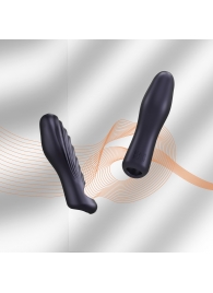 Сливовая силиконовая насадка на пенис с подхватом Manwan Ryzer - Manwan - в Тюмени купить с доставкой