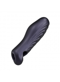 Сливовая силиконовая насадка на пенис с подхватом Manwan Ryzer - Manwan - в Тюмени купить с доставкой