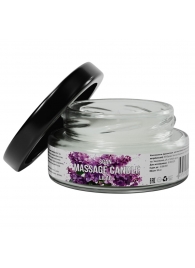 Массажная свеча «Сирень» - 50 мл. - SGAN - купить с доставкой в Тюмени