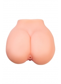 Реалистичный мастурбатор в форме попки с 2 любовными входами - No Name - в Тюмени купить с доставкой