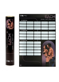 Плакат для двоих со скретч-слоем «БДСМ» - Сима-Ленд - купить с доставкой в Тюмени