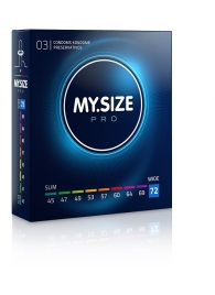 Презервативы MY.SIZE размер 72 - 3 шт. - My.Size - купить с доставкой в Тюмени