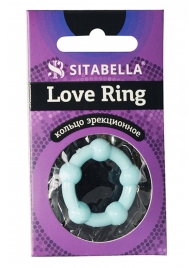 Цветное эрекционное кольцо Love Ring с бусинами - Sitabella - в Тюмени купить с доставкой