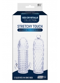 Набор из 2 прозрачных насадок на член Seductive Tickler Sleeves Set - NMC - в Тюмени купить с доставкой