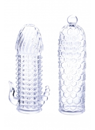 Набор из 2 прозрачных насадок на член Seductive Tickler Sleeves Set - NMC - в Тюмени купить с доставкой