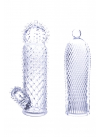 Набор из 2 прозрачных насадок на член Seductive Tickler Sleeves - NMC - в Тюмени купить с доставкой