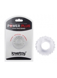 Прозрачное эрекционное кольцо Power Plus - Lovetoy - в Тюмени купить с доставкой