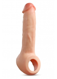 Телесная насадка-удлинитель Thrive 8.75 Inch Realistic Penis Extender Sleeve - 22,2 см. - Blush Novelties - в Тюмени купить с доставкой