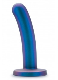 Синяя насадка с гладкой поверхностью Surrender 5.75 Inch Intermediate Pegging Dildo - 14,6 см. - Blush Novelties - купить с доставкой в Тюмени