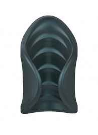 Серый сквозной мастурбатор с вибрацией Manwan Starter - Manwan - в Тюмени купить с доставкой