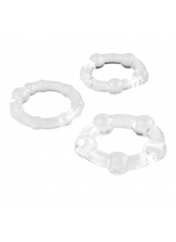 Набор из 3 эрекционных прозрачных колец - Boys of Toys - в Тюмени купить с доставкой