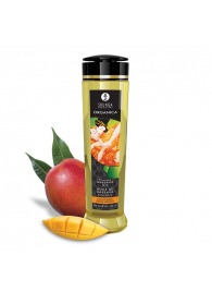 Массажное масло для тела Luscious Mango с ароматом манго - 240 мл. - Shunga - купить с доставкой в Тюмени