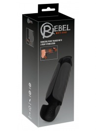 Черный вибромастурбатор с трехточечной стимуляцией Penis Trainer with 3 Point Stimulation - Orion - в Тюмени купить с доставкой