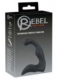 Черный перезаряжаемый стимулятор простаты с вибрацией - 14,6 см. - Orion - в Тюмени купить с доставкой