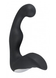 Черный перезаряжаемый стимулятор простаты с вибрацией - 14,6 см. - Orion - в Тюмени купить с доставкой