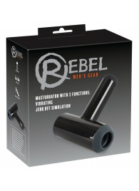 Черный мастурбатор с удобной ручкой Masturbator with 2 Functions - Orion - в Тюмени купить с доставкой