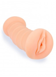 Телесный двусторонний мастурбатор с вибропулей и эрекционными кольцами в комплекте - Sexy Girl - в Тюмени купить с доставкой