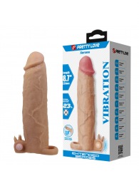 Телесная насадка на пенис Xerxes - 22 см. - Baile - в Тюмени купить с доставкой