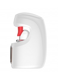 Белый мастурбатор с язычком и возвратно-поступательными движениями - Secwell - в Тюмени купить с доставкой