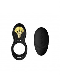 Черное эрекционное виброкольцо Bayek с пультом ДУ - Zalo - в Тюмени купить с доставкой